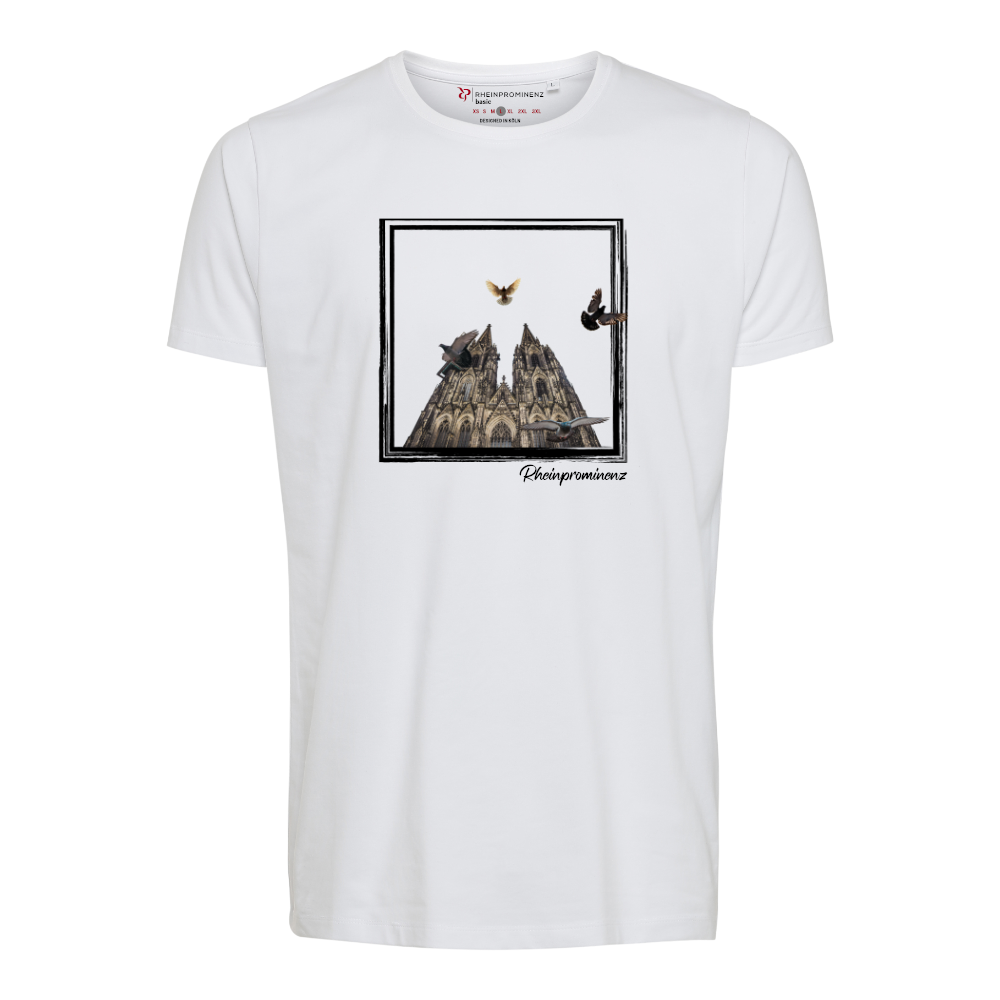 Basic_Dom_front_weiß T-Shirt Basic Dom Regular – Bild 1